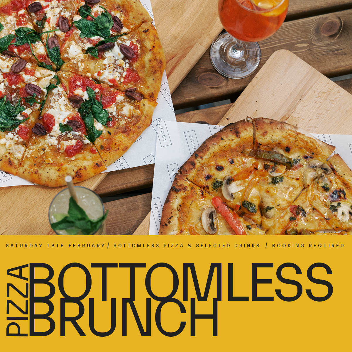 Bottomless Pizza Brunch