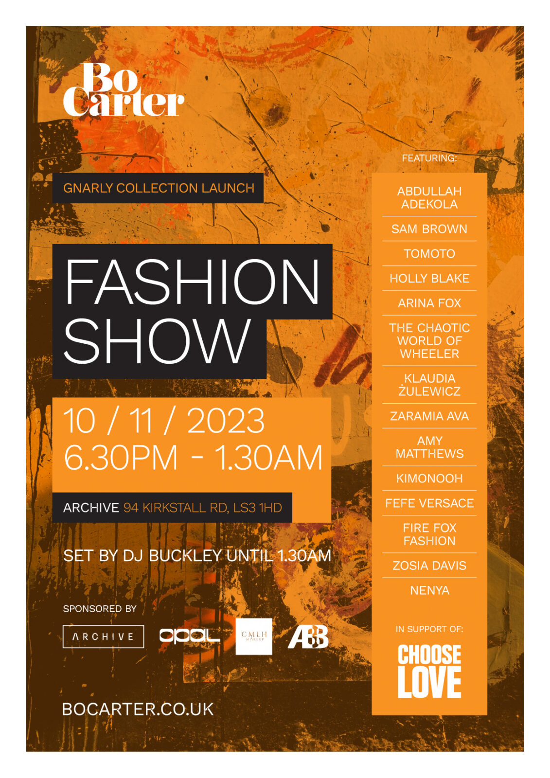 Bo Carter Fashion Show