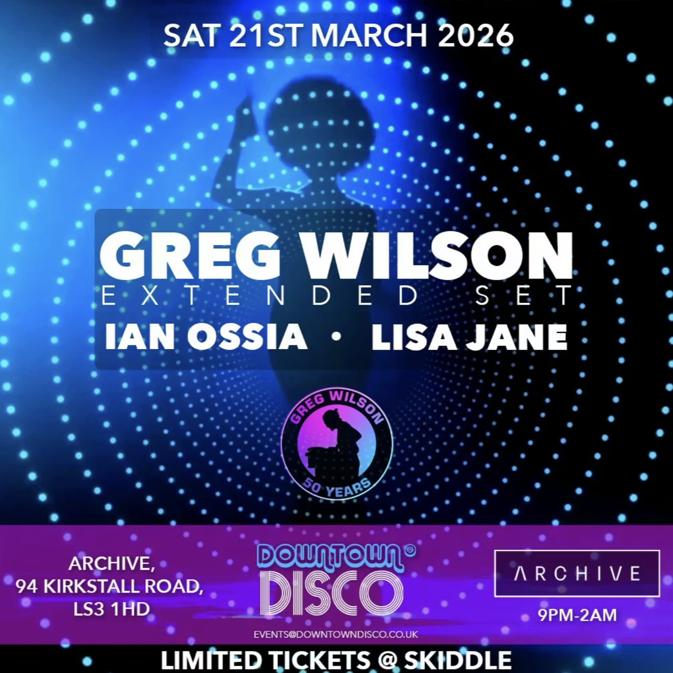 Downtown Disco with Greg Wilson