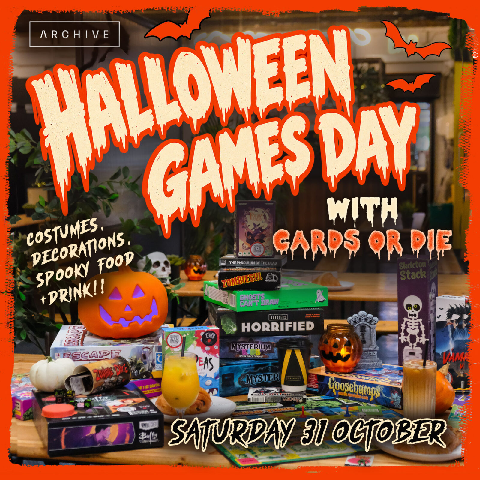 Halloween at Archive: Halloween Games Day! 🎃